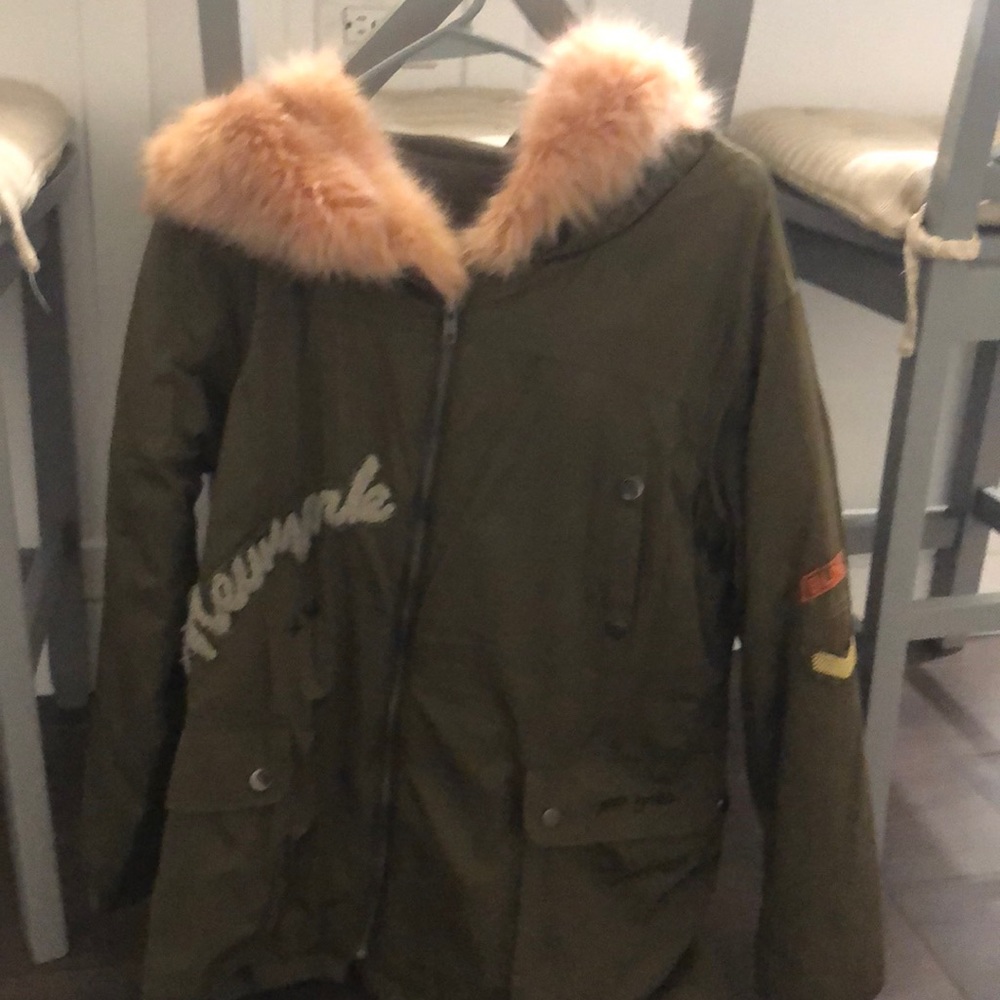 Green coat